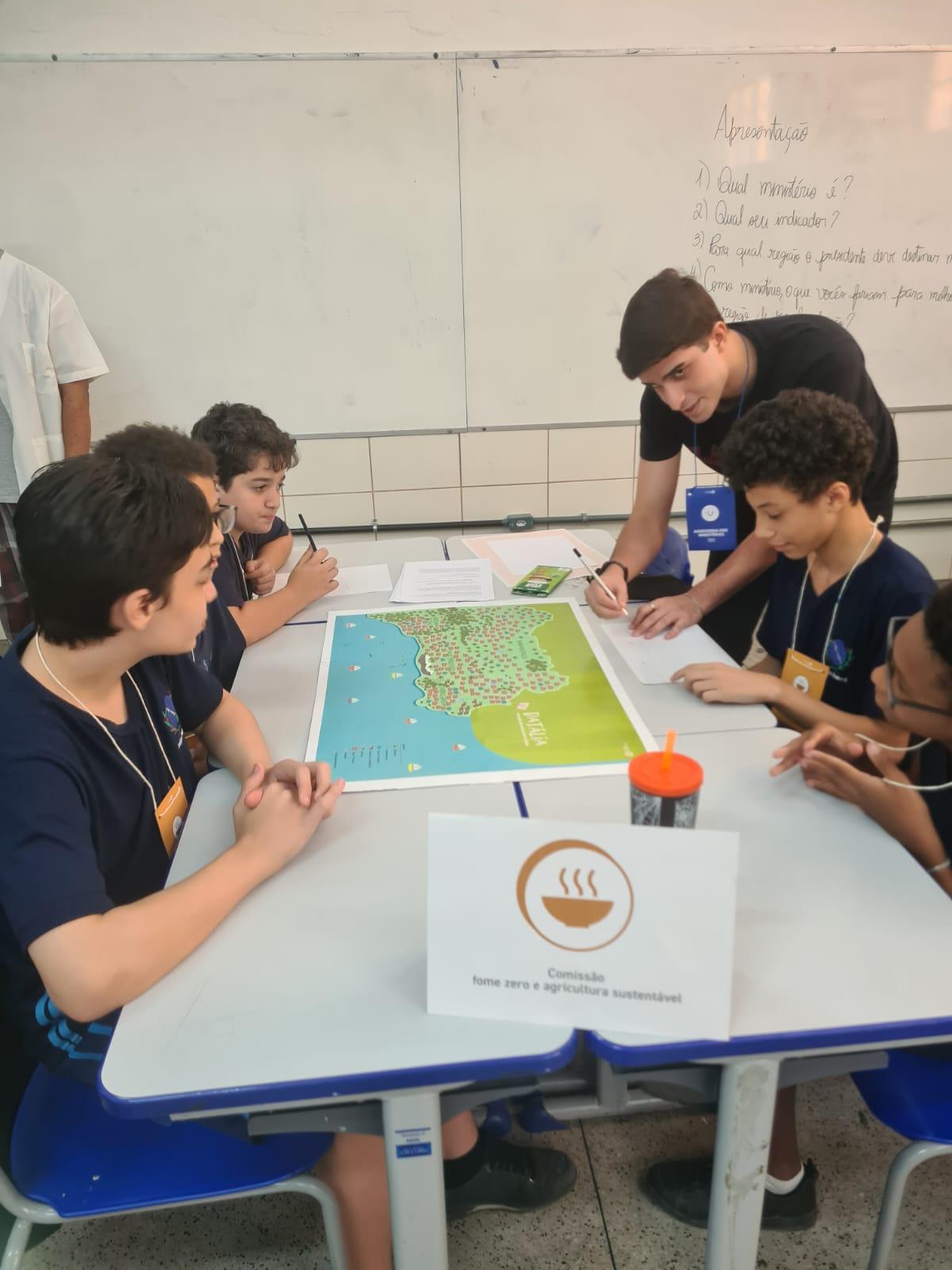 Figure 3: A group working as representers of the Ministry of Agriculture.