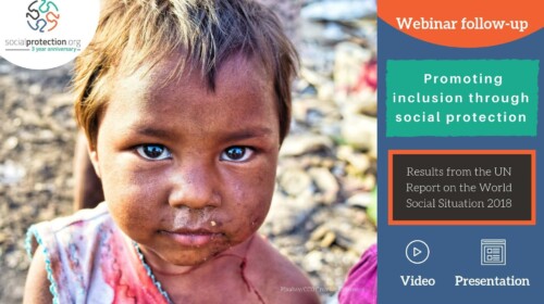 Promoting inclusion through social protection